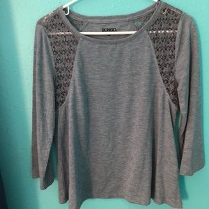 Light Blue 3/4 sleeve shirt